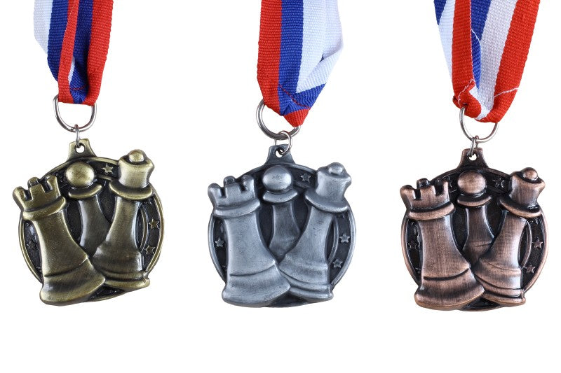 Chess Award Round Medal Bronze - Tournament Prize Recognition – image 3