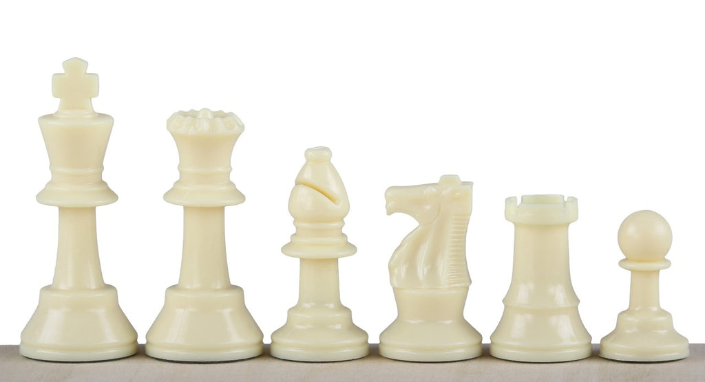Plastic Staunton No.3 Chess Pieces 64mm – Analysis Size Set – image 4
