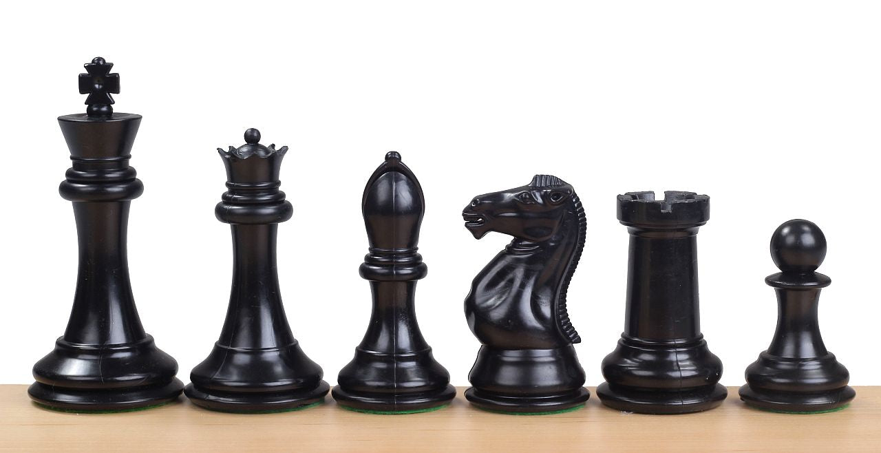 Exclusive Staunton No.7 Chess Pieces 104mm – Metal Weighted Plastic Premium Set – image 2