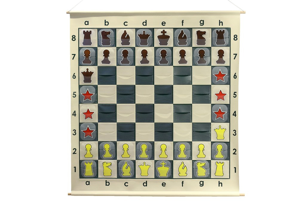 Large Slotted Roll-Up Demonstration Board 91cm – Teaching Set with Pieces & Bag