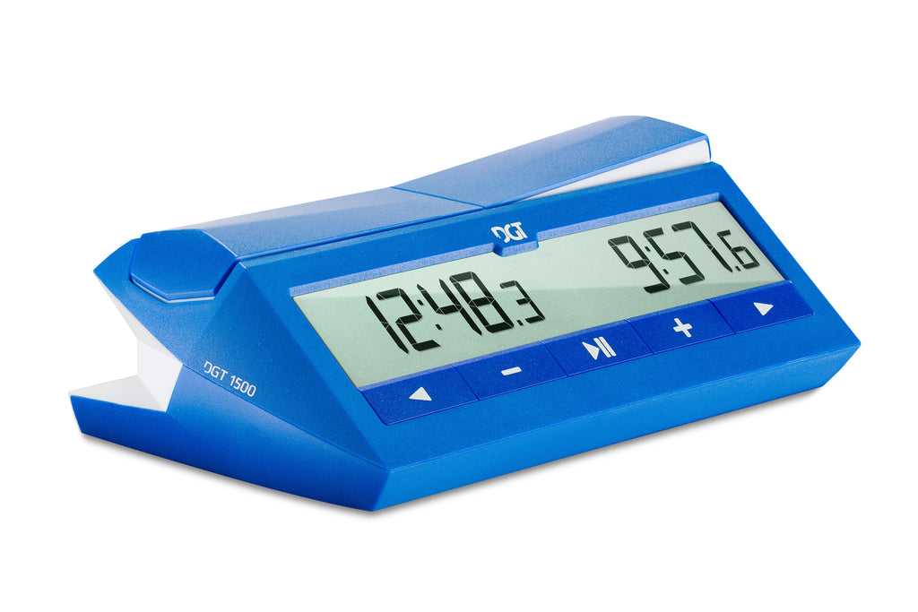 DGT 1500 Chess Clock — Blue, Digital Tournament Timer – image 2