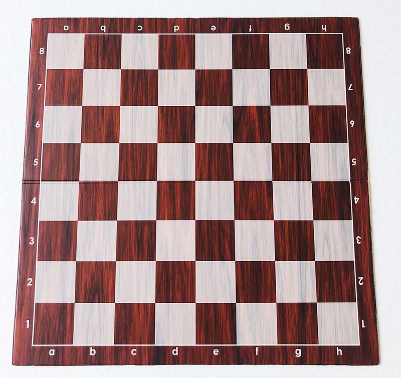 Plastic Folding Chess Board No.6 – 51cm Wood Imitation – image 2