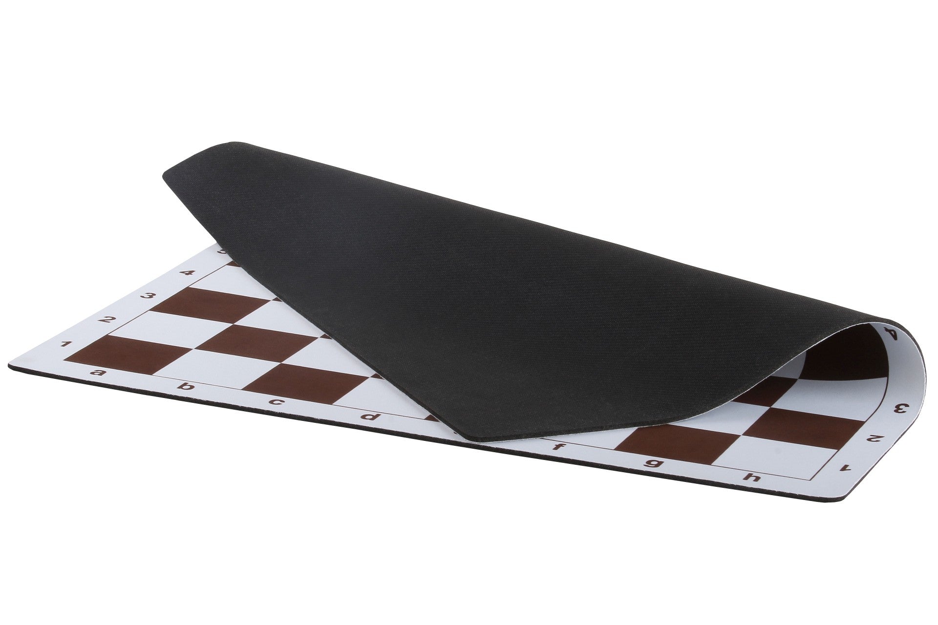 Rubber Roll-Up Chessboard No.6 51cm – Anti-Slip Brown Tournament Board – image 2