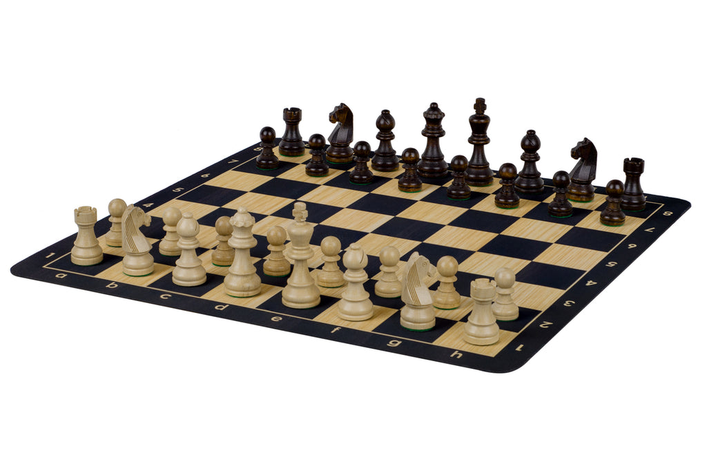 Roll-Up Chess Board No.6 – 51cm Black, Anti-Slip Rubber – image 3