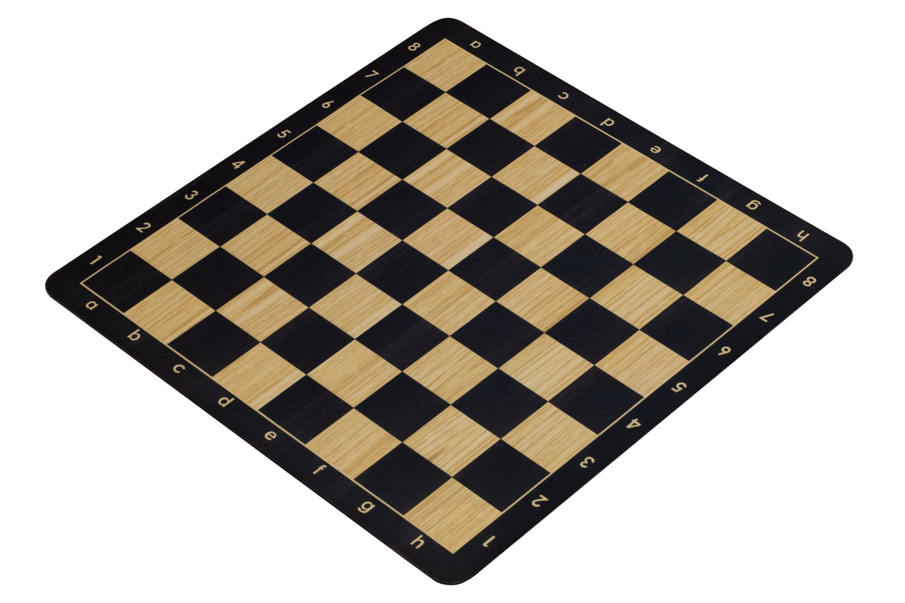 Roll-Up Chess Board No.6 – 51cm Black, Anti-Slip Rubber