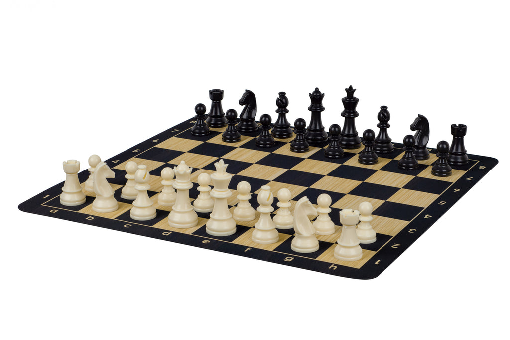 Roll-Up Chess Board No.6 – 51cm Black, Anti-Slip Rubber – image 4