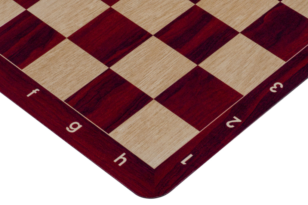 Roll-Up Chess Board No.6 – 51cm Mahogany, Anti-Slip Rubber – image 3