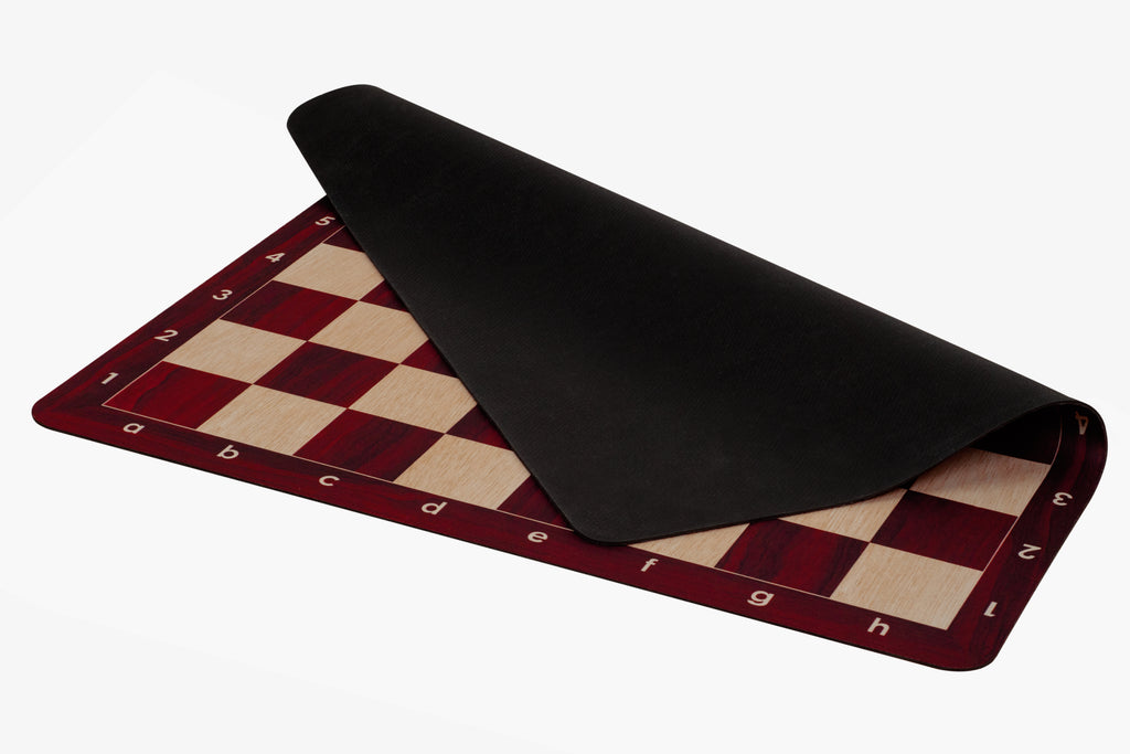 Roll-Up Chess Board No.6 – 51cm Mahogany, Anti-Slip Rubber – image 4