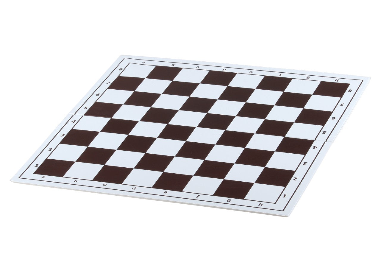 Foldable Plastic Chessboard No.4 36cm Brown – 38mm Compact Travel Board – image 3