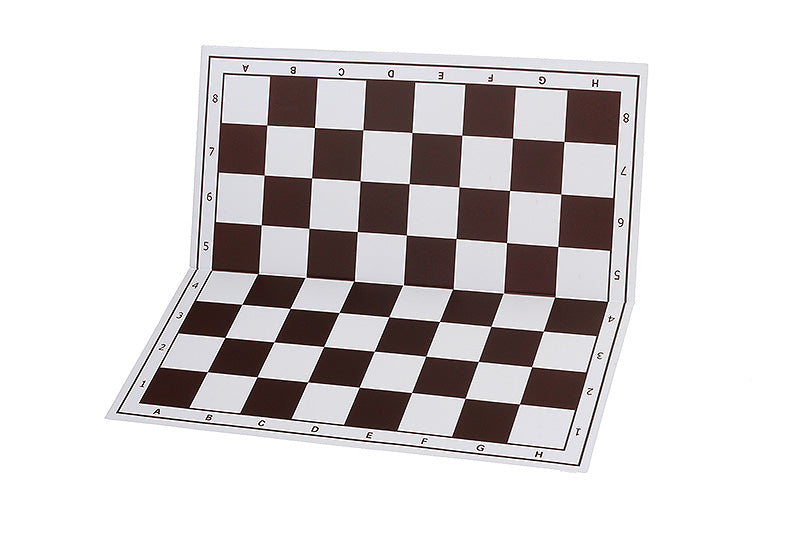 Foldable Plastic Chessboard No.4+ 43cm Brown – 45mm Tournament Squares – image 2