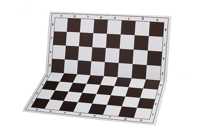 Foldable Plastic Chessboard No.4+ 43cm Black – 45mm Tournament Squares
