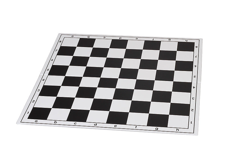 Foldable Plastic Chessboard 51cm – Black & White Tournament Board – image 2