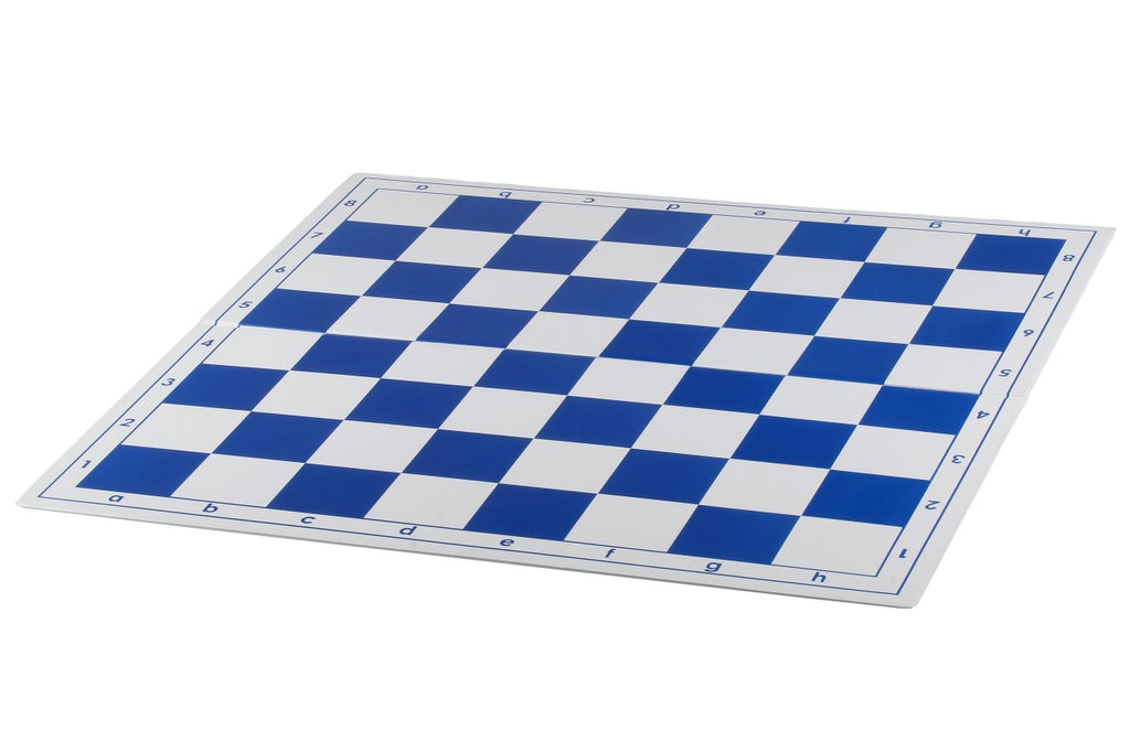Foldable Plastic Chessboard 51cm Blue – Tournament 57mm Squares – image 4