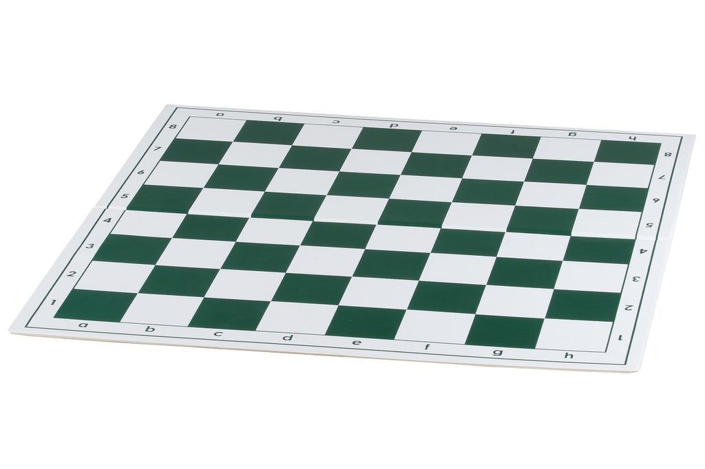 Plastic Chess Board Folding No.6 - 57mm Green & White with Notation – image 3