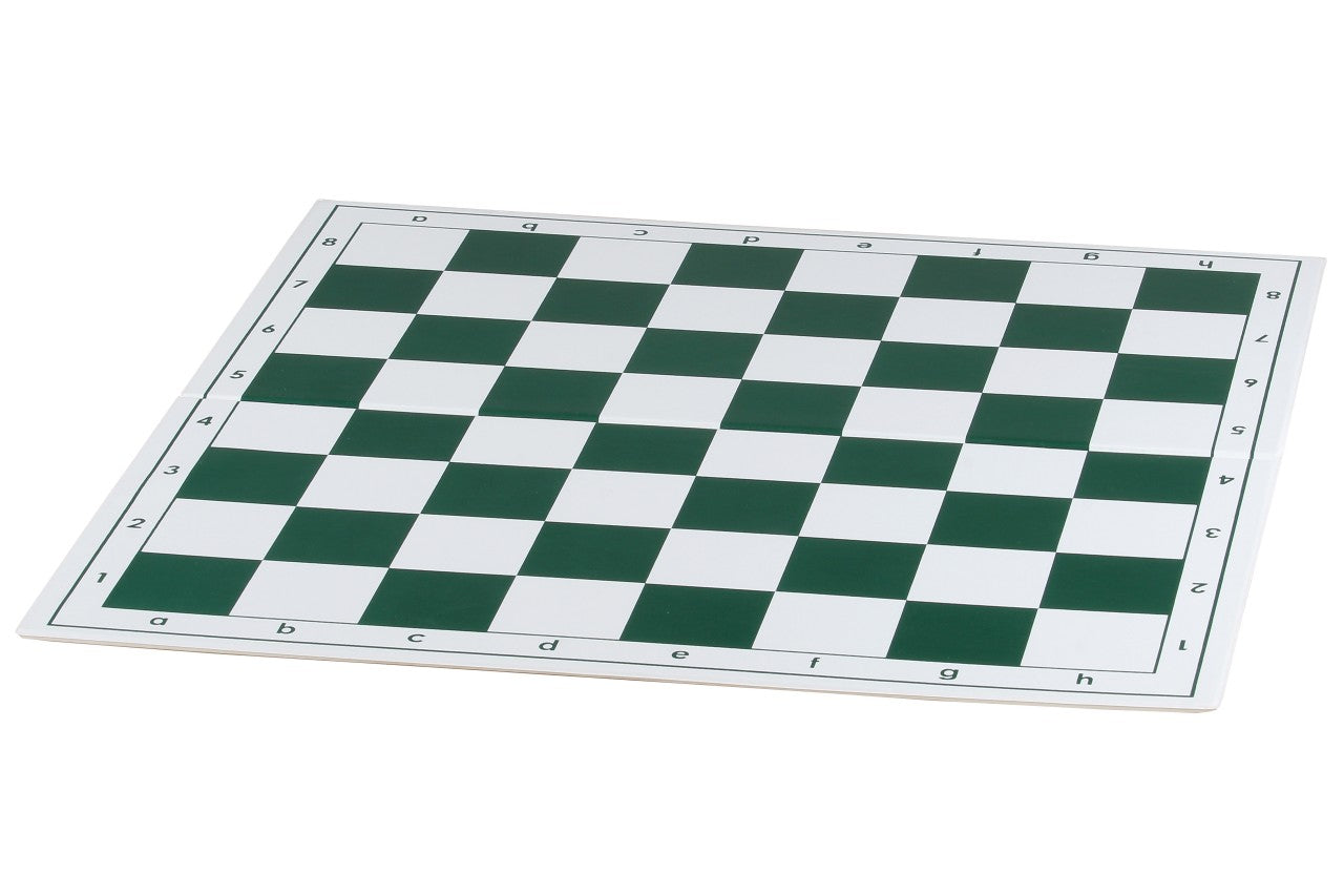 Plastic Chess Board Folding No.6 - 57mm Green & White with Notation – image 3