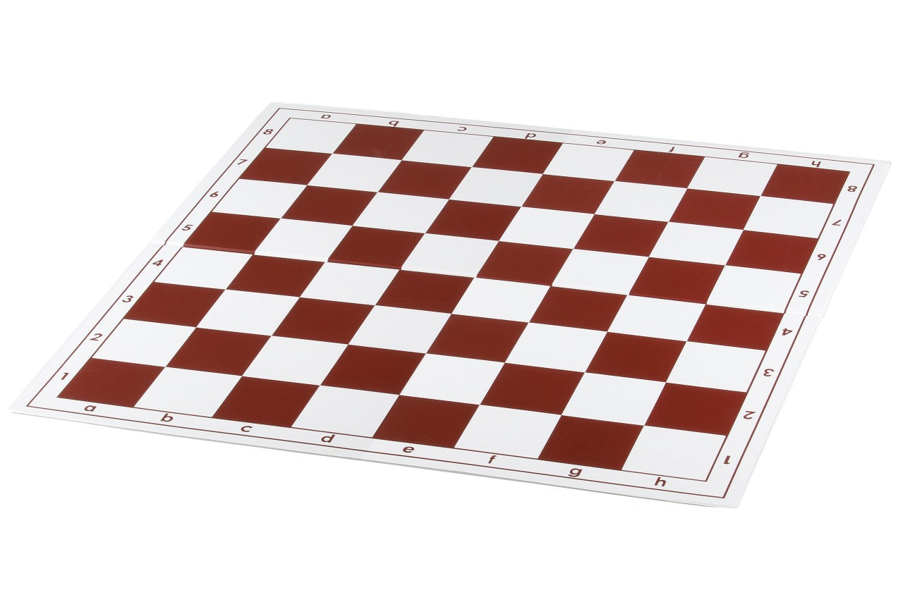 Foldable Plastic Chessboard 51cm Red – Tournament 57mm Squares – image 3