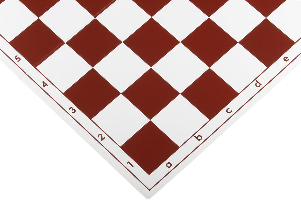 Foldable Plastic Chessboard 51cm Red – Tournament 57mm Squares – image 2