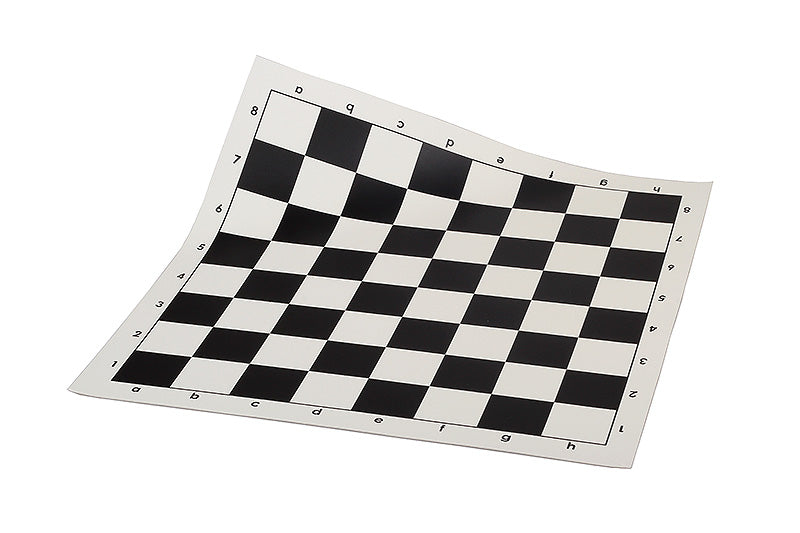 Vinyl Roll-Up Chess Board 55cm – Black, 60mm Squares – image 2
