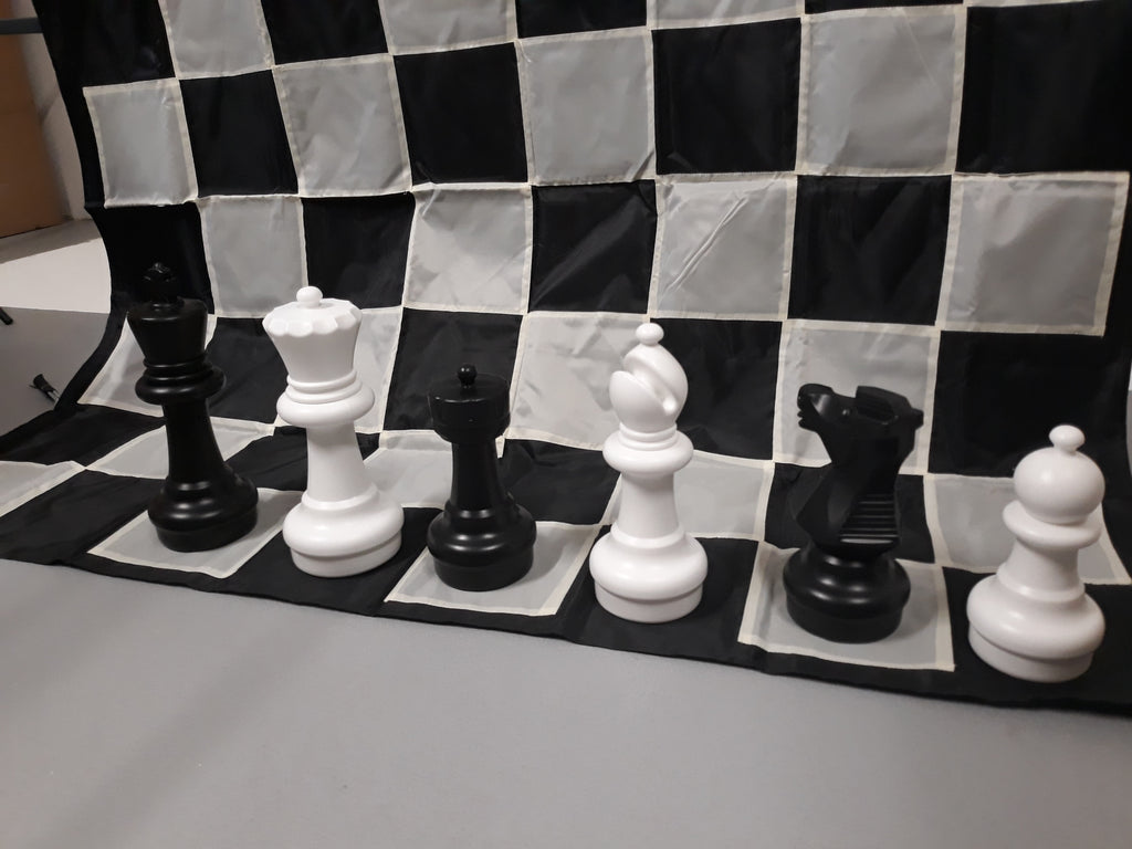 Garden Chess Set 30cm King – Complete with Nylon Board, Weather-Resistant – image 2