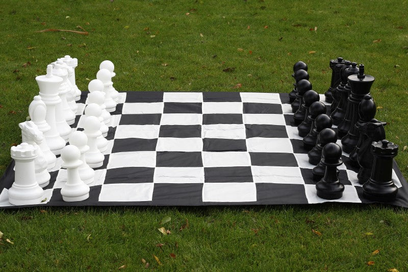 Garden Chess Set Medium 41cm King - Complete with Nylon Board Weather-Resistant – image 6