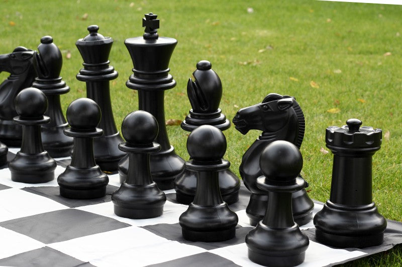 Garden Chess Set Medium 41cm King - Complete with Nylon Board Weather-Resistant – image 2