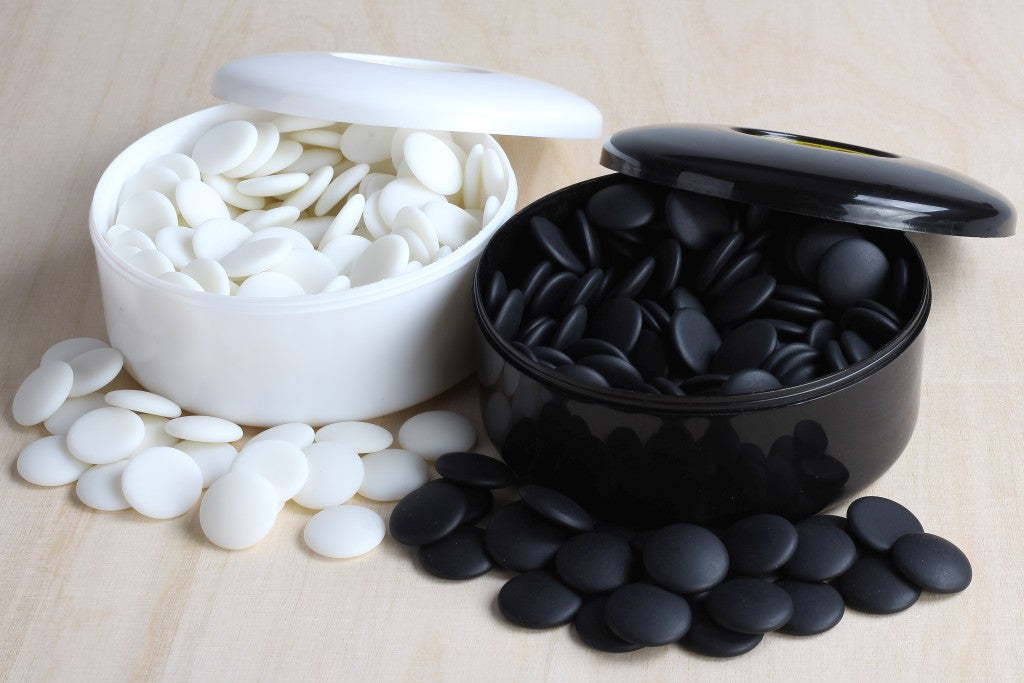 Go Stones Set – 361 Pieces 23mm Synthetic Resin with Containers