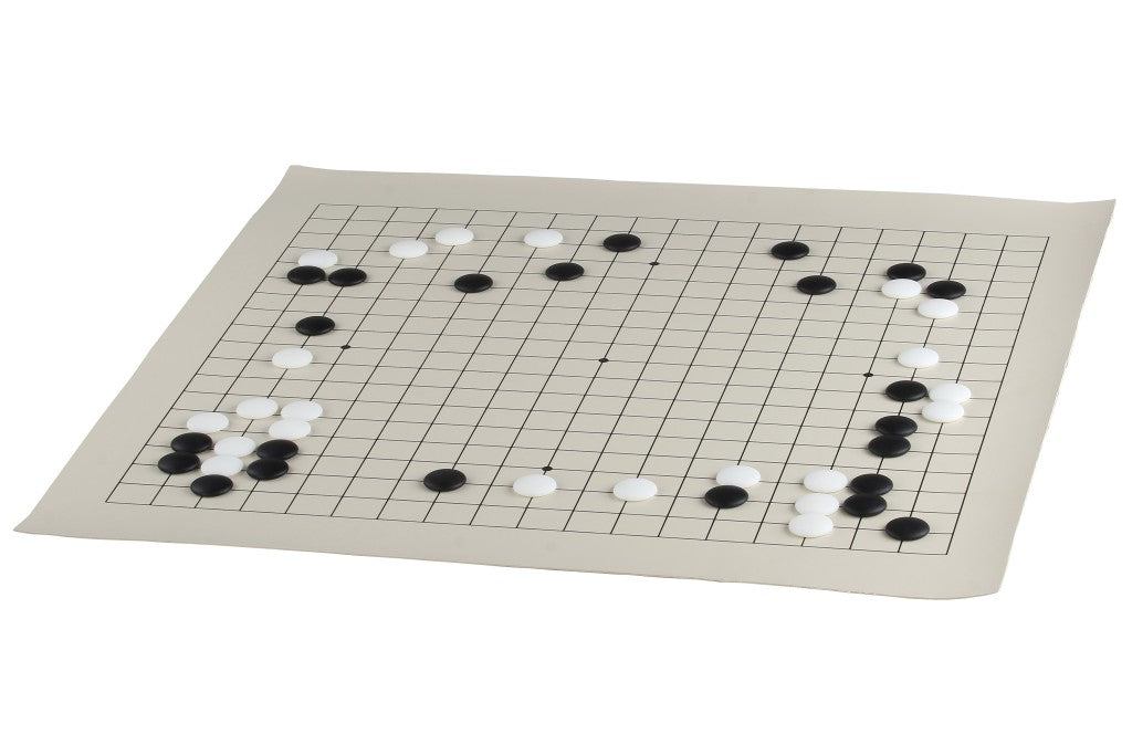 Go Board Vinyl Roll-Up 19x19 – Portable Travel Game Board