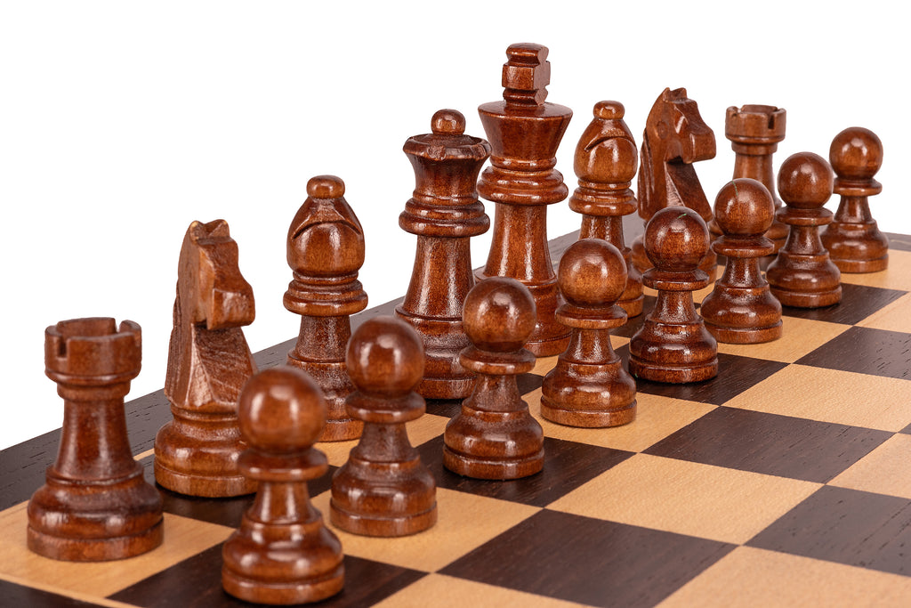Magnetic Travel Chess Set — Black, 33×33 cm Wooden Folding Case – image 6