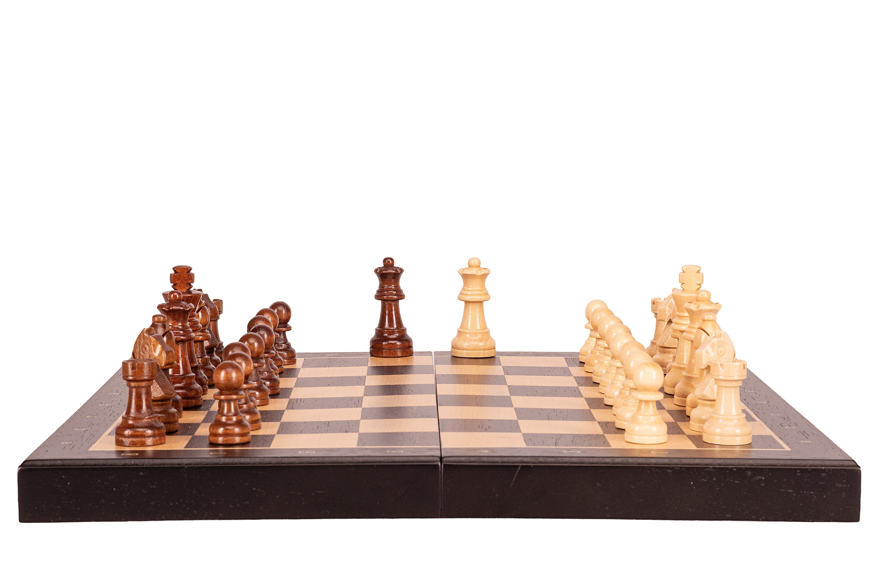 Magnetic Travel Chess Set — Black, 33×33 cm Wooden Folding Case – image 13