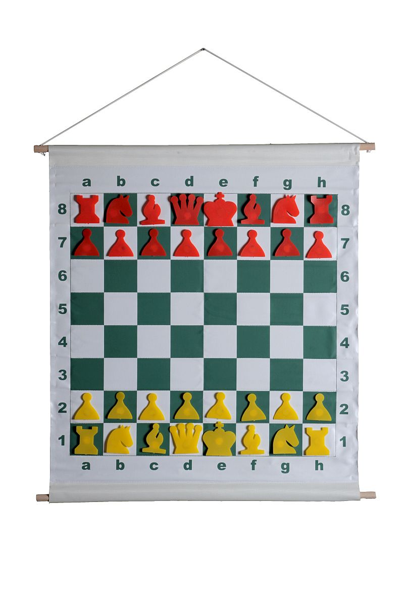 Magnetic Roll-Up Demonstration Board 68cm – Teaching Set with Pieces & Bag