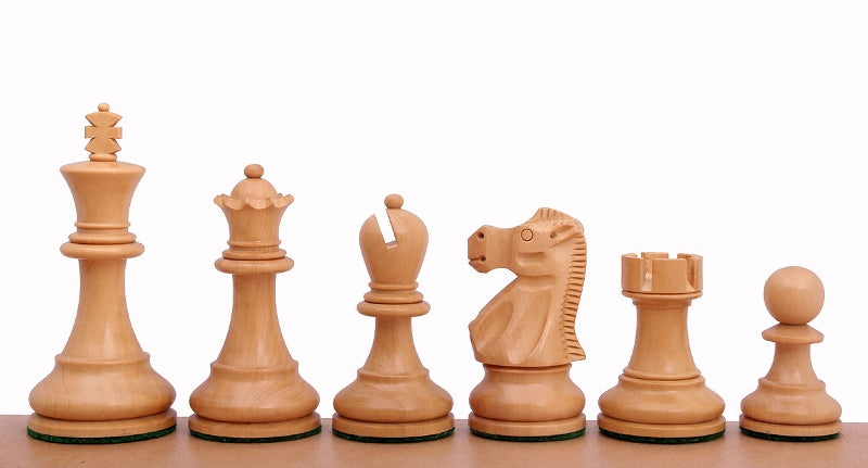 Reykjavik Chess Pieces 3.5" - Ebonized Boxwood Weighted Tournament Set – image 3