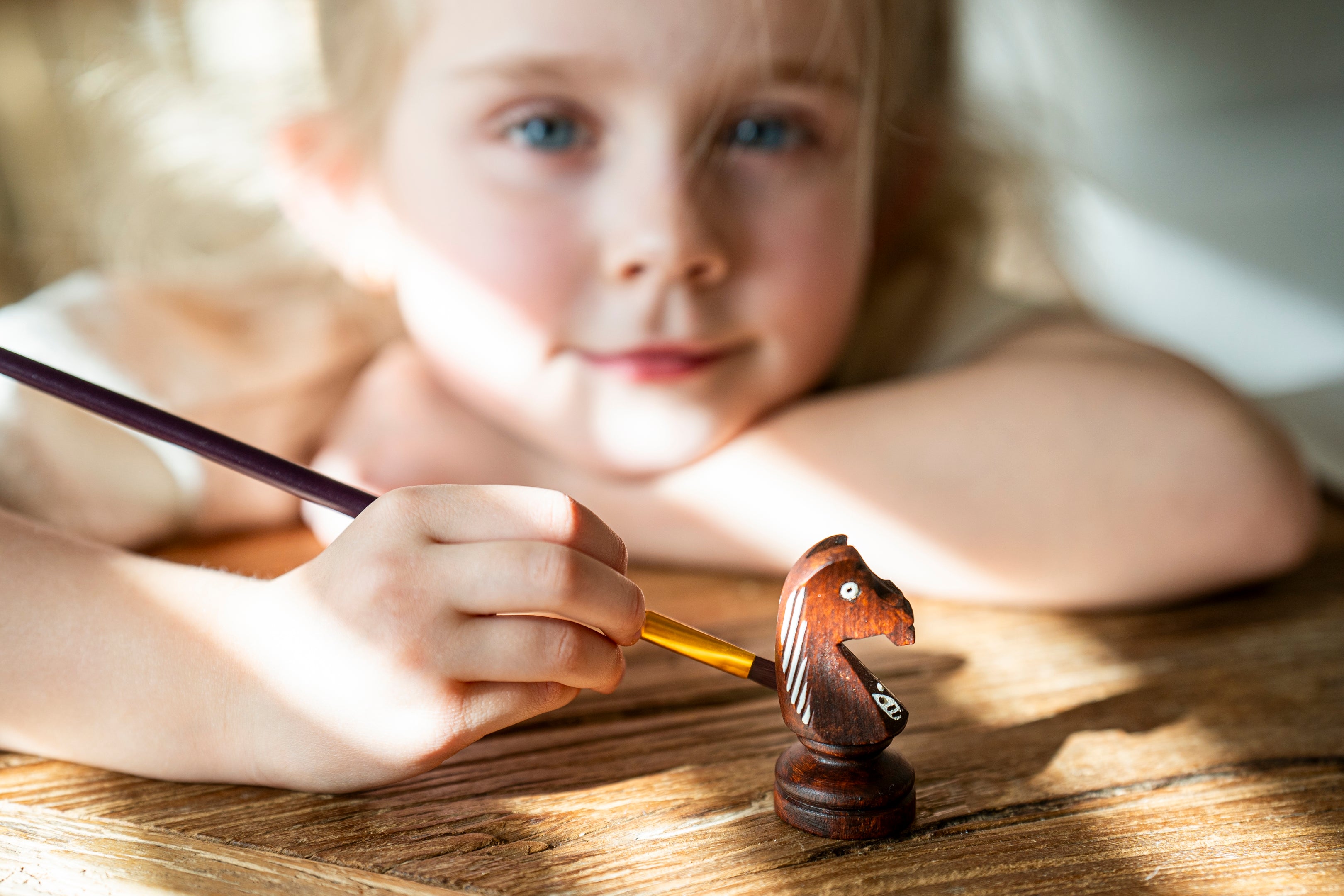 Raw DIY Chess Pieces No.5 – Unpainted Wooden Set for Creative Customization – image 5