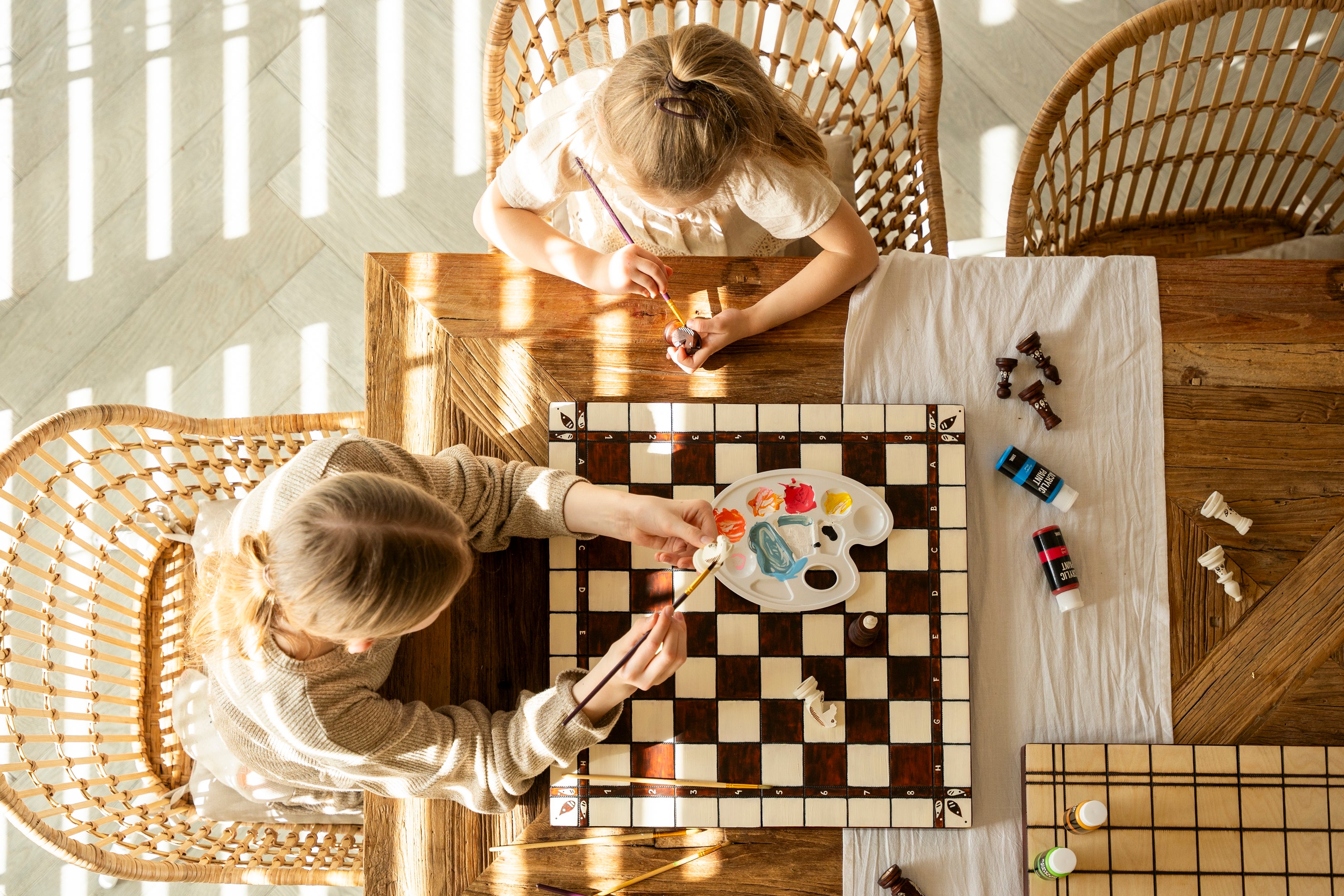 DIY Chess Case 48x48cm - Unpainted Wooden Box to Paint and Assemble Yourself – image 11