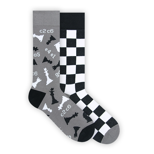 Nanushki Chess Socks – Size 40–43 (Medium)