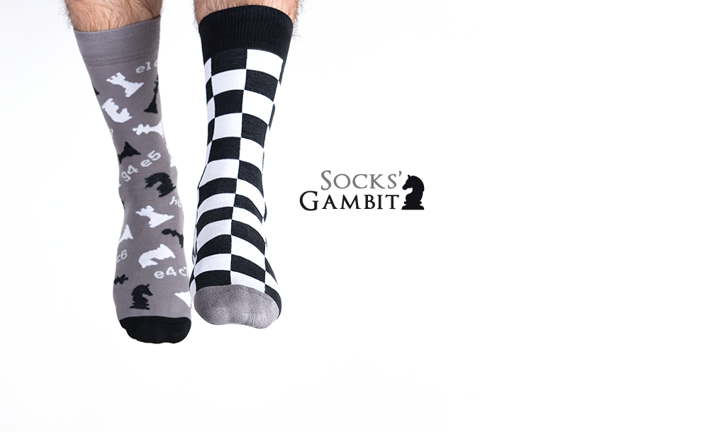 Nanushki Chess Socks – Size 40–43 (Medium) – image 2