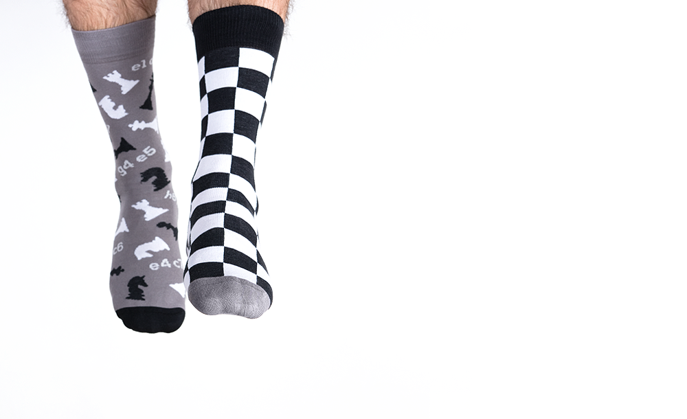 Nanushki Chess Socks – Size 40–43 (Medium) – image 3