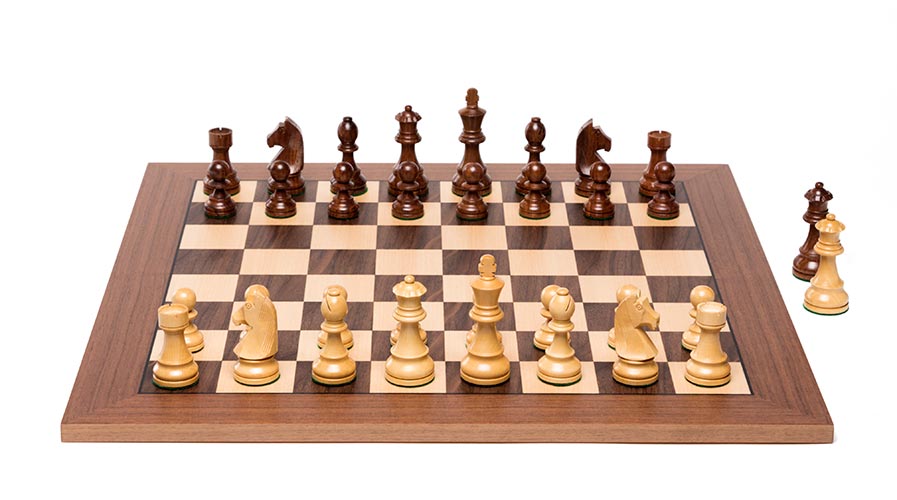 Original DGT Chess Set – Walnut Board + Timeless Pieces Complete