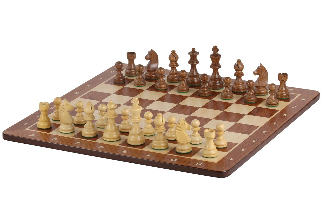 Tournament Chess Set No.6 - 58mm Board with German Knight 3.75" Pieces – image 4