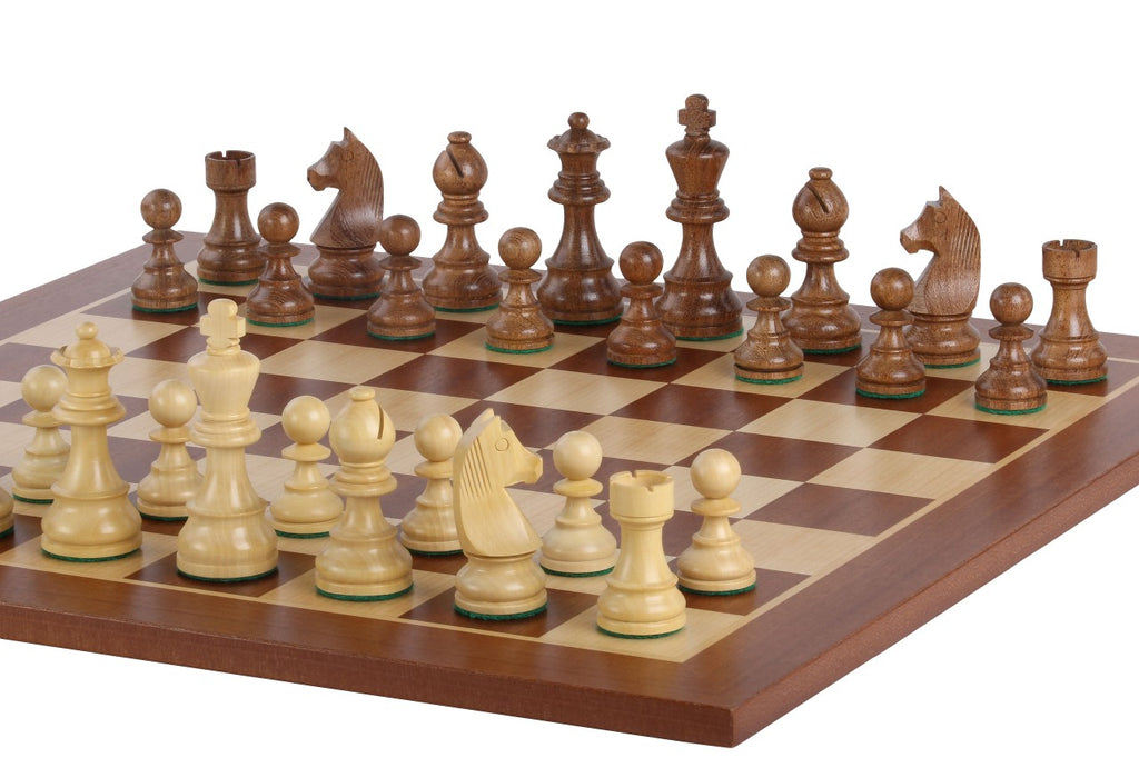 Tournament Chess Set No.5 – Mahogany Board 50mm & German Knight – image 7