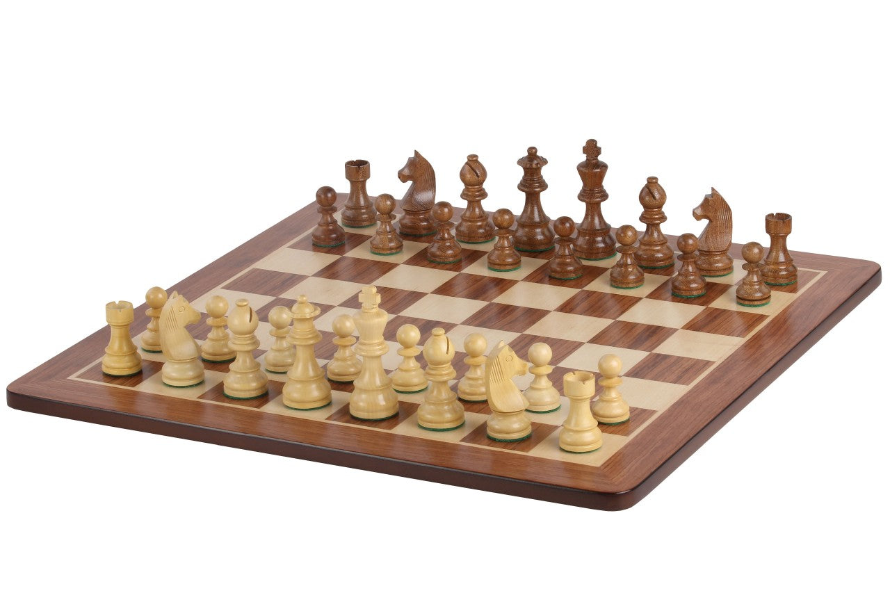 Tournament Chess Set No.6 – Padauk Board 58mm & German Knight 3.75" – image 4