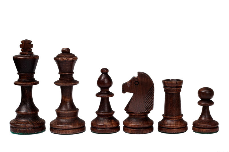 Staunton No.4 Chess Pieces 78mm – Budget Carved Wooden Set – image 2