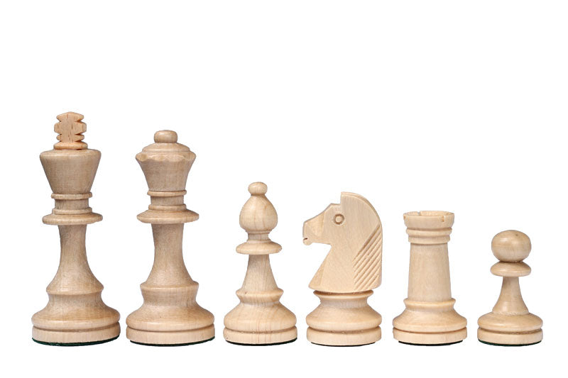 Staunton No.4 Chess Pieces 78mm – Budget Carved Wooden Set – image 3