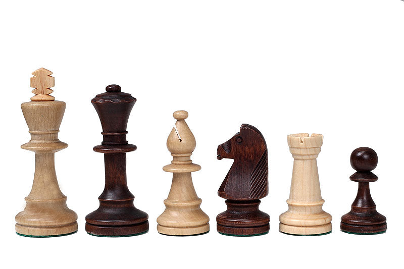 Staunton No.5 Chess Pieces 85mm – Budget Carved Wooden Set