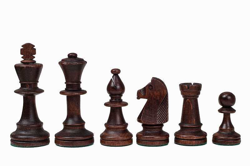 Staunton No.5 Chess Pieces 85mm – Budget Carved Wooden Set – image 2
