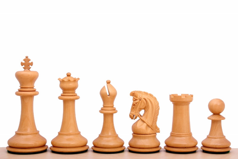 Sultan Chess Pieces 3.75" - Ebonized Boxwood Weighted Premium Set – image 3