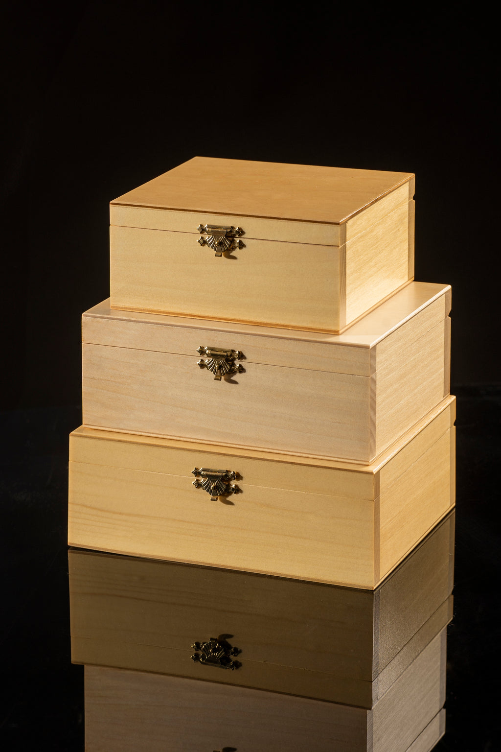 Chess Pieces Storage Box – Light Wood Case for Staunton No.4 – image 2