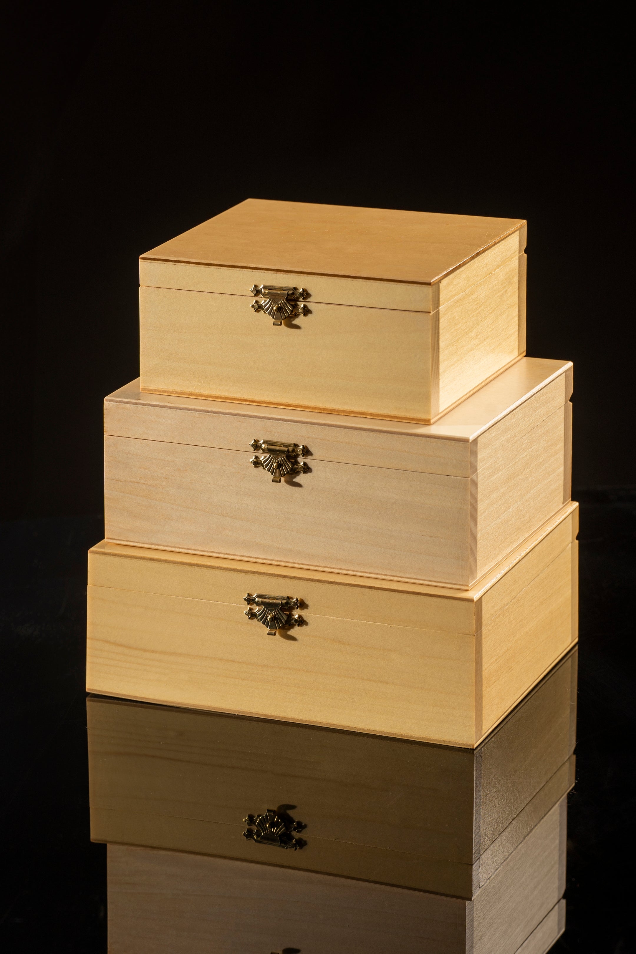 Chess Pieces Storage Box – Light Wood Case for Staunton No.4 – image 2