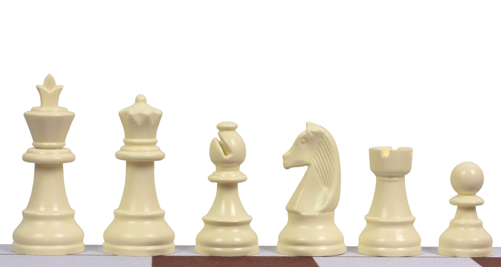Staunton Plastic Chess Pieces 65mm King – Compact No.3 Size – image 2