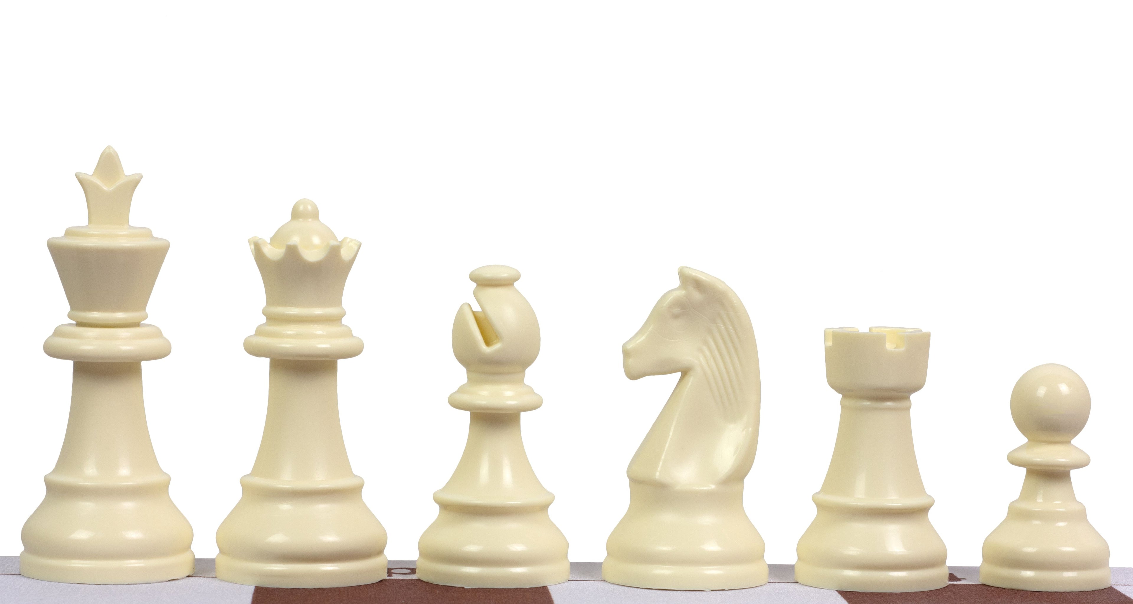 Staunton Plastic Chess Pieces 85mm King – Tournament Standard – image 2