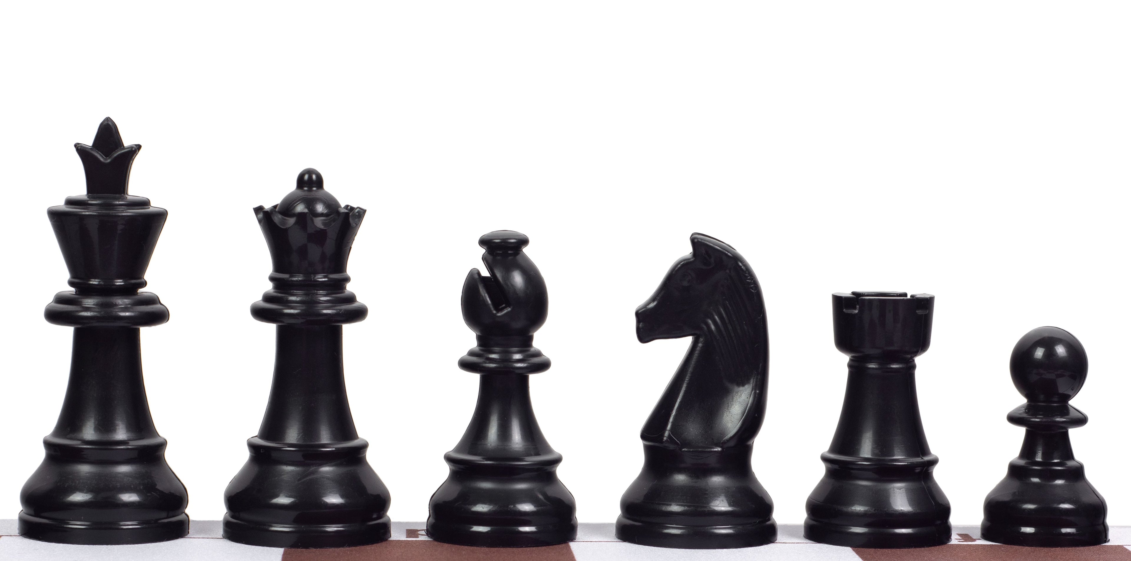 Staunton Plastic Chess Pieces 85mm King – Tournament Standard – image 3
